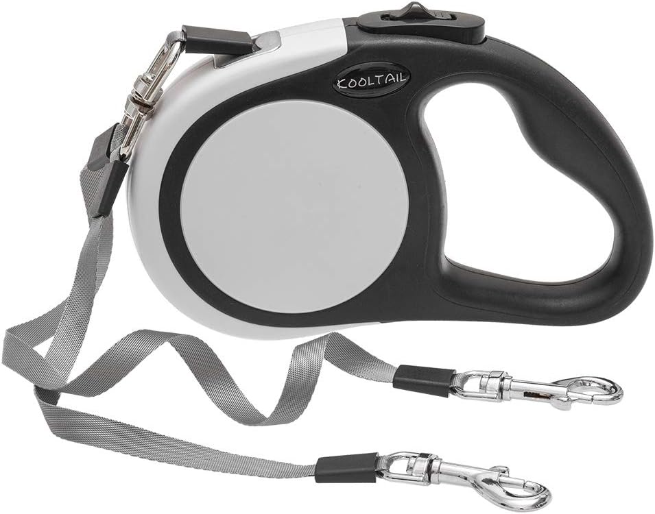 KOOLTAIL Dual Retractable Dog Leash Heavy Duty Double