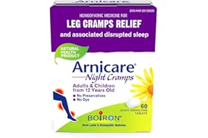 Boiron Arnicare Night Cramps for the temporary relief of cramps and spasms in legs, calves, feet, hands and associated disrup