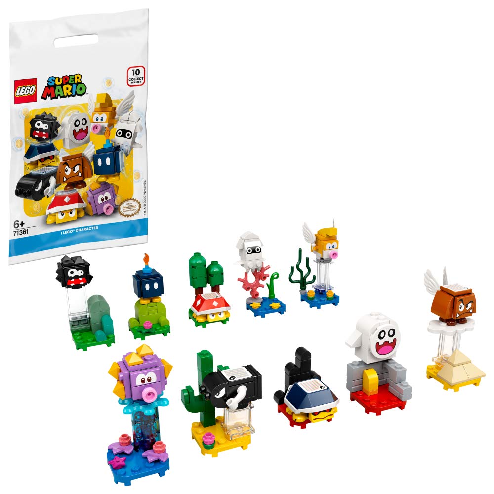 LEGO 71361 Super Mario Character Pack Series 1, Collectible Toy, 1 Unit (Style Picked at Random)