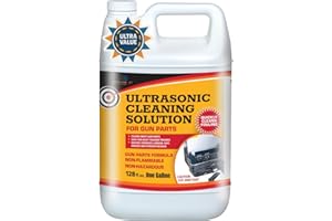 NORTHWEST ENTERPRISES Ultrasonic Gun Cleaner Solution for Gun Parts Cleaning, Concentrate (Gallon((128 Ounces))