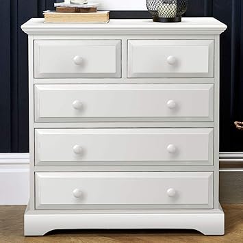 2 Over 3 Drawer Chest Of Drawers Happy Beds Suffolk Solid Pine