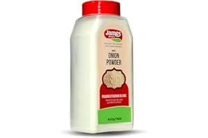 James Spices Inc. Dried White Onion Fine Powder - 400g (14 Oz)
