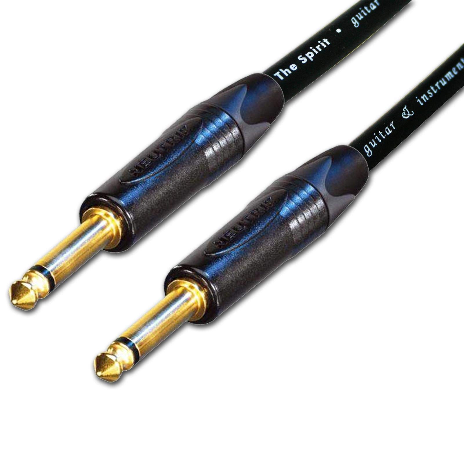 Spirit SC Guitar Effects Pedal Patch Leads. Neutrik GOLD 1/4 inch Mono Cable