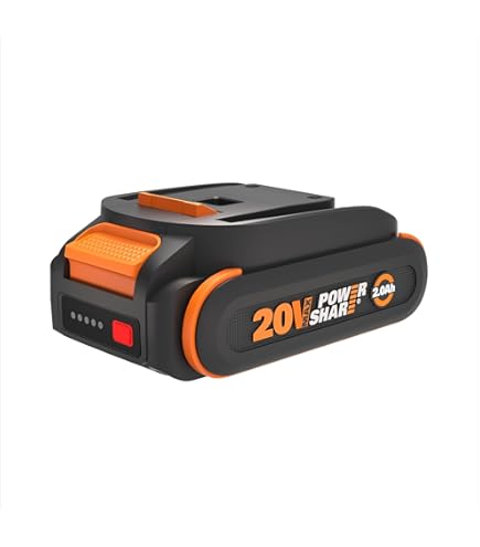 うーち様 Amazon.com : WORX 20V 2.0Ah PowerShare Battery (2 pcs