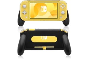 HEATFUN Grip for Nintendo Switch Lite - Ergonomic Handle Accessory with Non-Slip Design, Lightweight Durable Grip Case - Comfortable Handheld Gaming for Kids and Adults at Home or On-the-Go