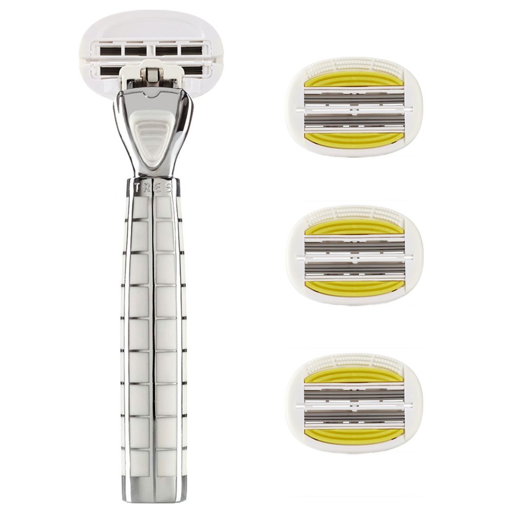 SHAVELAB Bodyrasierer mit 4x P.L.6+ Klingen in zwei Reihen zur sanften