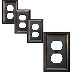 OKAWYC Single Duplex Outlet Light Switch Cover