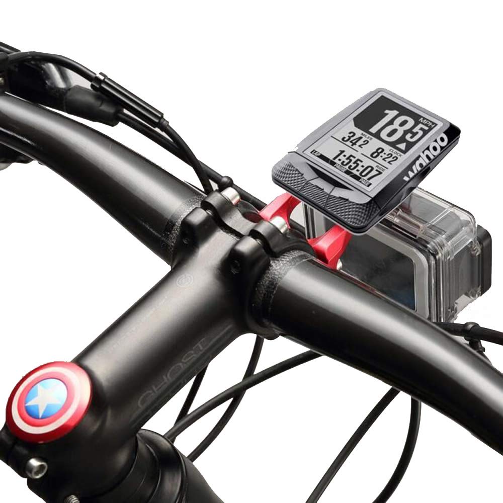 Gopro and Bike Light Adapter Wahoo Mount Best Tek Wahoo Elemnt Bolt