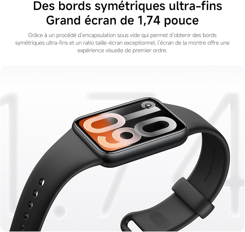 Smart Band 10 Pro NFC, Bracelet Connecté, Blanc céramique