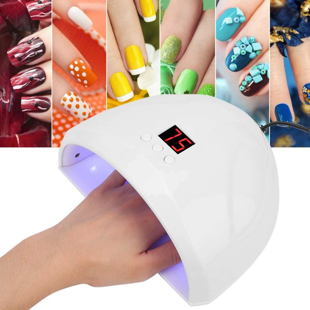 LED UV Gel Nail Dryer Lamp 36W Nail Curing Machine for Manicure Salon Use Nail Art Accessories White
