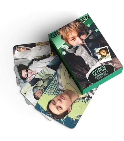 Amazon.com: sunlelekz Cortis GREENGREEN Photocard & Sticker Set