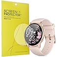 Compatible for Lovtutu Smart Watch Screen Protector, Lamshaw [6 Pack] Full Coverage TPU Clear Film Compatible for Lovtutu Smart Watch 2021 / NiUFFiT LW36 Smart Watch (6 Pack)