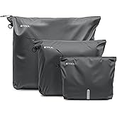 ETROL Travel Packing Cubes Set of 3, Waterproof Compression Storage Bags for Clothes, Lightweight Luggage Organizers for Suitcase, Backpacking, Hiking, Camping & Business Trips(S+M+L)