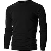 GIVON Men's Slim Fit Lightweight Long Sleeve Crewneck Sweatshirt Casual Pullover