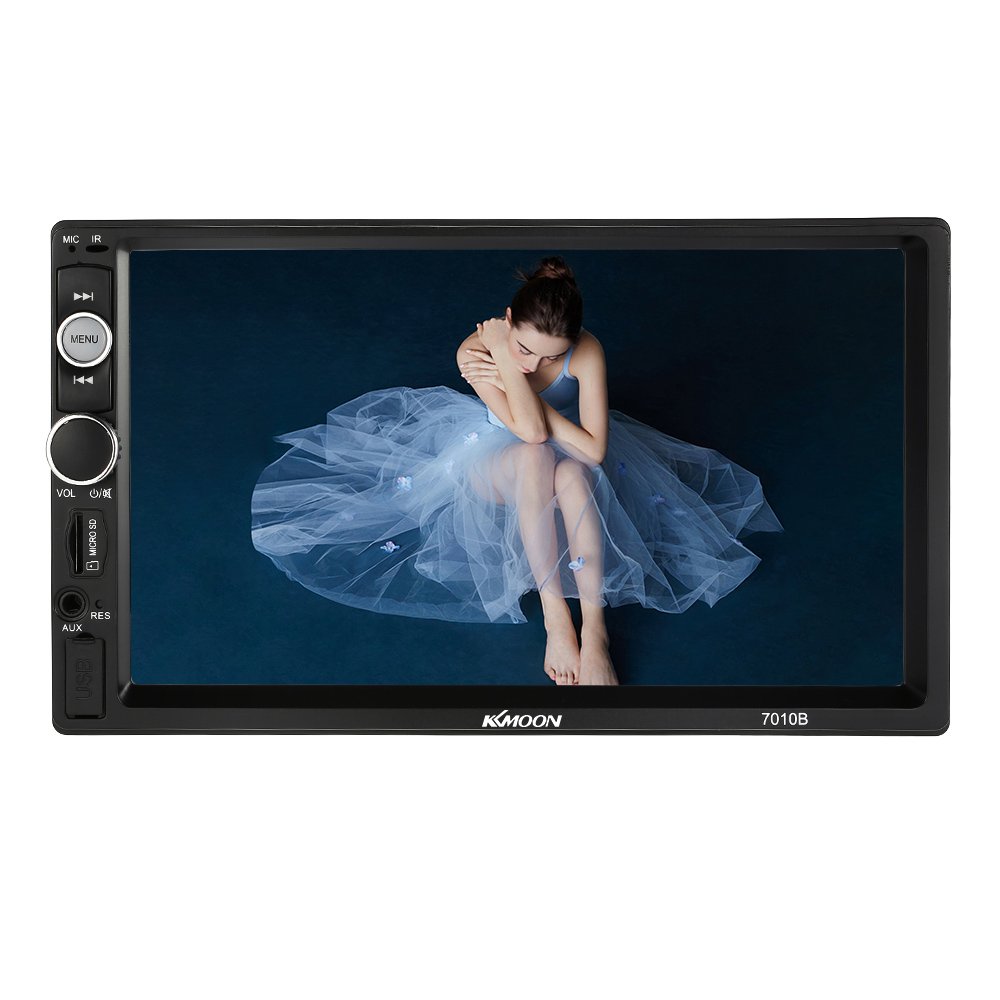 KKmoon 7 Inch 2 Din HD BT Car Radio MP5 Player & Receiver Multimedia Radio Entertainment USB/TF FM Aux Input