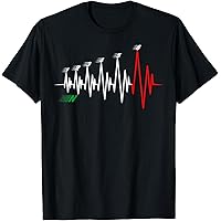 Amazon.com: Motorcycle Heartbeat Gear 123456 T-Shirt