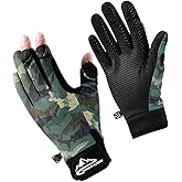 SUJAYU Fishing Gloves Men & Women, Ice Fishing Gear Hunting Gloves for Men Cold Weather, Kayak Gloves Fly Fishing Gear Cold Weather Hunting Gear