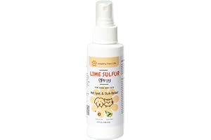 Classic's Lime Sulfur Dip Classic's Lime Sulfur Spray Pet Care for Dry and Itchy Skin Spotcare and Safe Solution for Dog, Cat