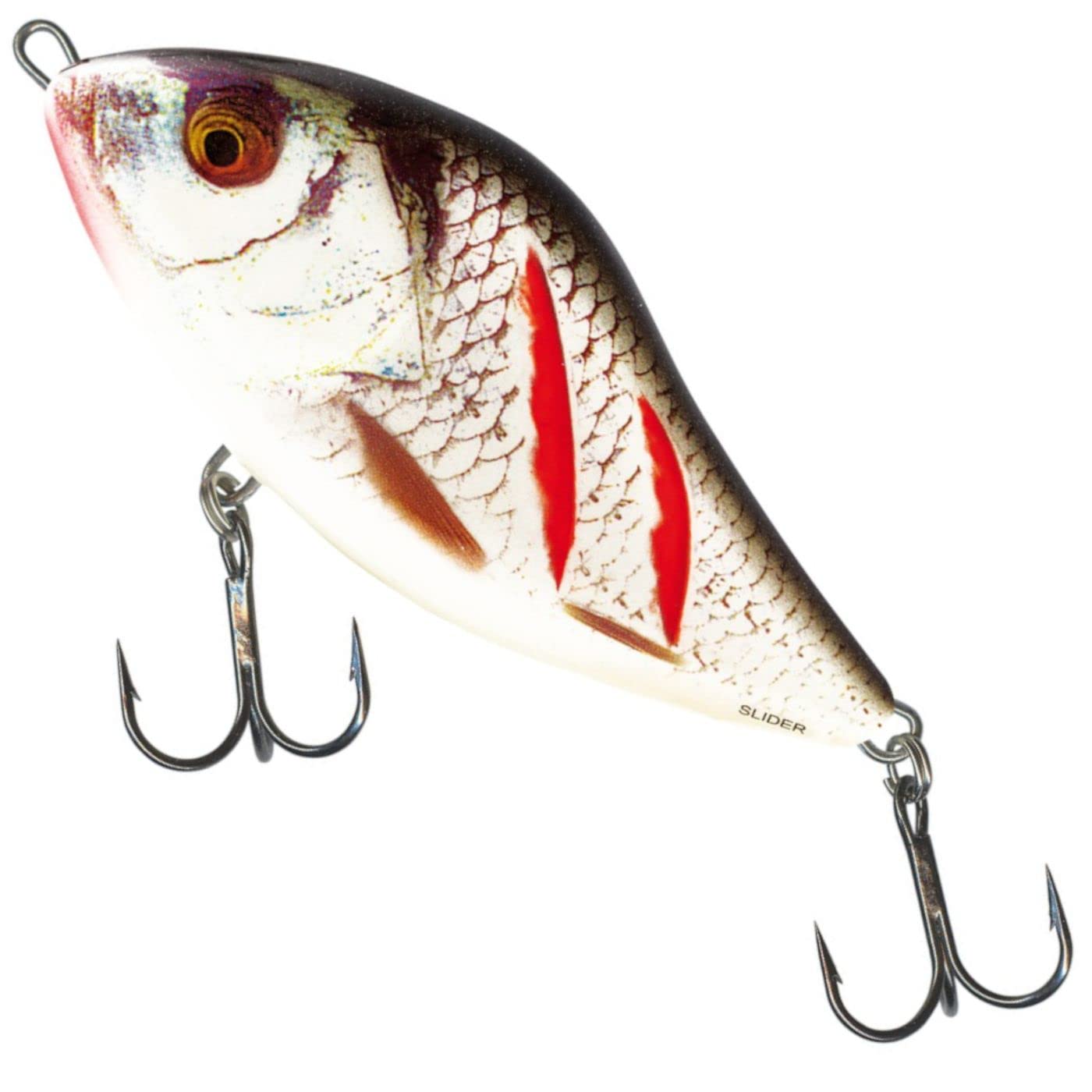 Salmo Slider Sinking 5cm Wounded Real Grey Shiner