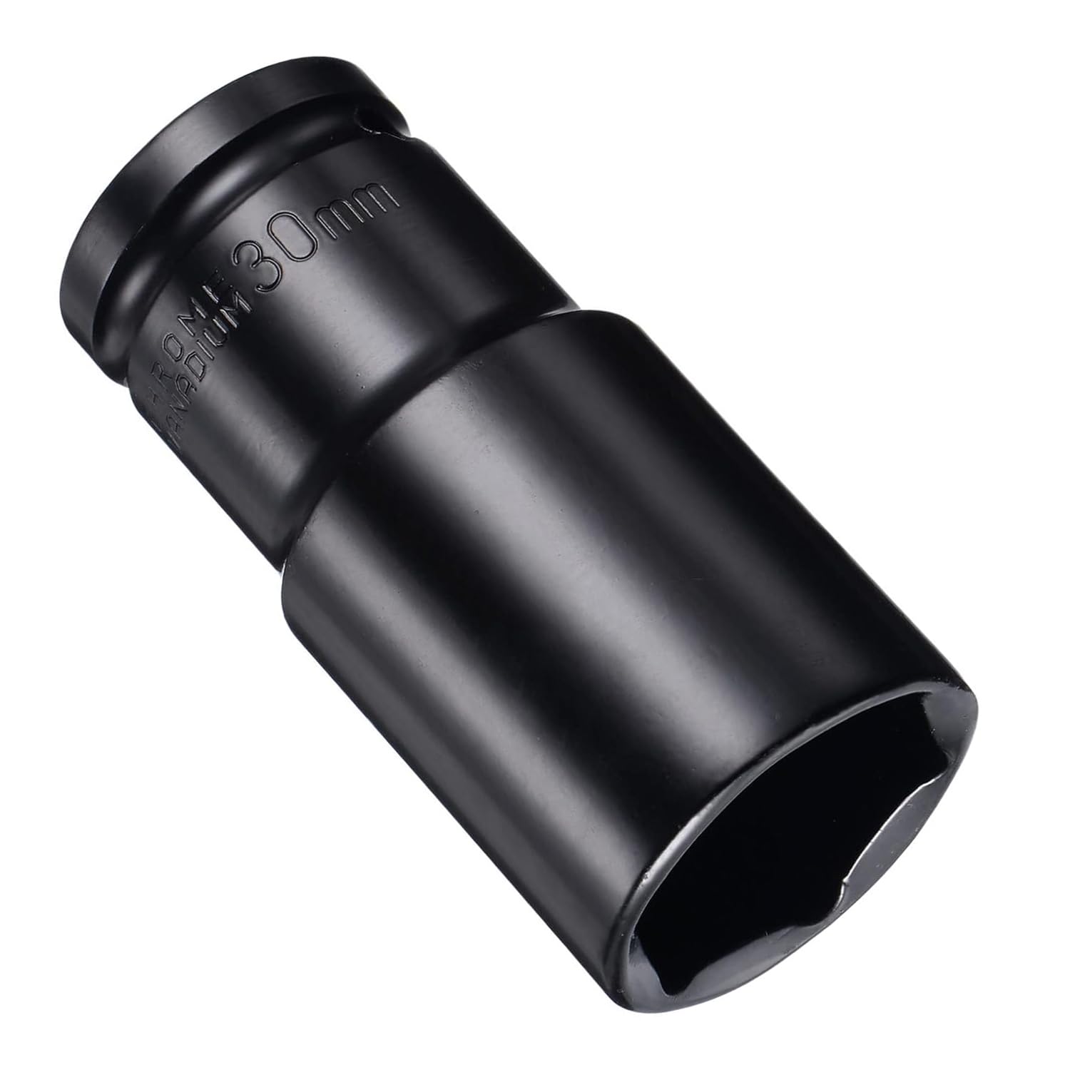 Juttzzei Deep Impact Socket - 1/2 Inch Drive by 30mm, Heat-Treated CR-V Steel Socket with 78mm Length, 6-Point Metric Sizes for Car & Home Repair