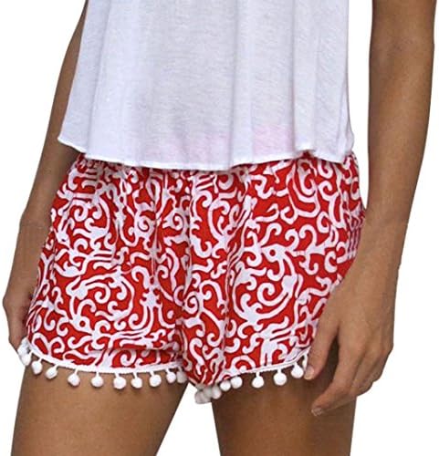 WOCACHI Women Shorts Women Hot Pants Summer Bright Casual Shorts High Waist Beach Shorts