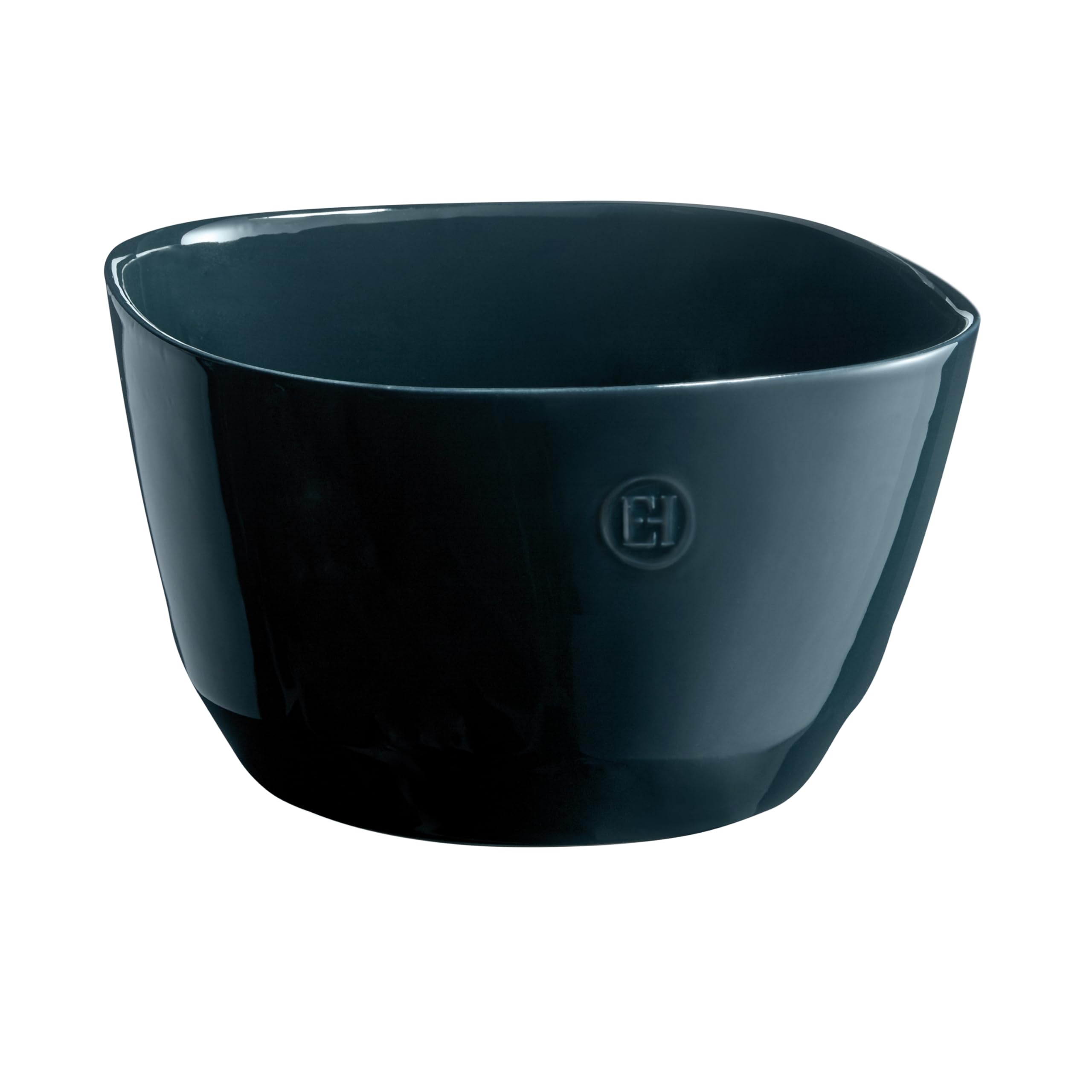 Emile Henry Made in France Ceramic Large Salad Bowl 10.25″x 10.25″x 6.25″-5.85 Qt |Ocean