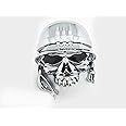 GAZOZ PERFORMANCE Truck or Car Stickers That Feature Custom Chrome Decal of Army Soldier Skull