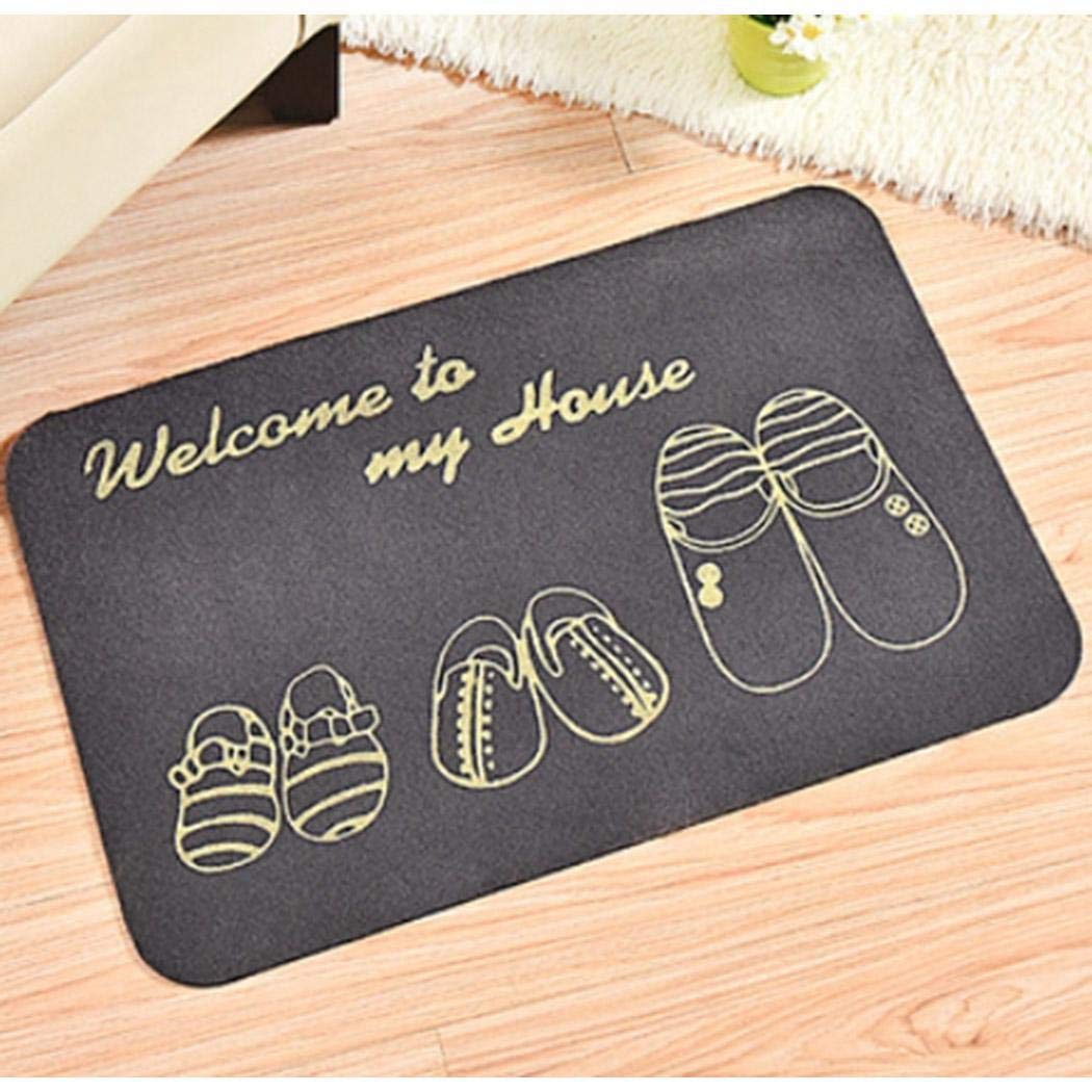 Zuionk rutschfeste, saugfähige Fußmatte für die Küche im Wohnzimmer im Badezimmer Teppiche