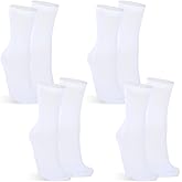 Chicingyou 4 Pairs Liner Socks Lightweight Hiking Liners Calf Sweat Absorption Warm Socks for Women Men Adult