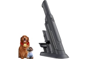 KANPETS Handheld Vacuum Cordless, Lightweight 1.4lb with Powerful Suction, Charging Dock, Single Touch Empty and Detachable Dust Cup, Portable Mini Car Vac for Home Pet Car