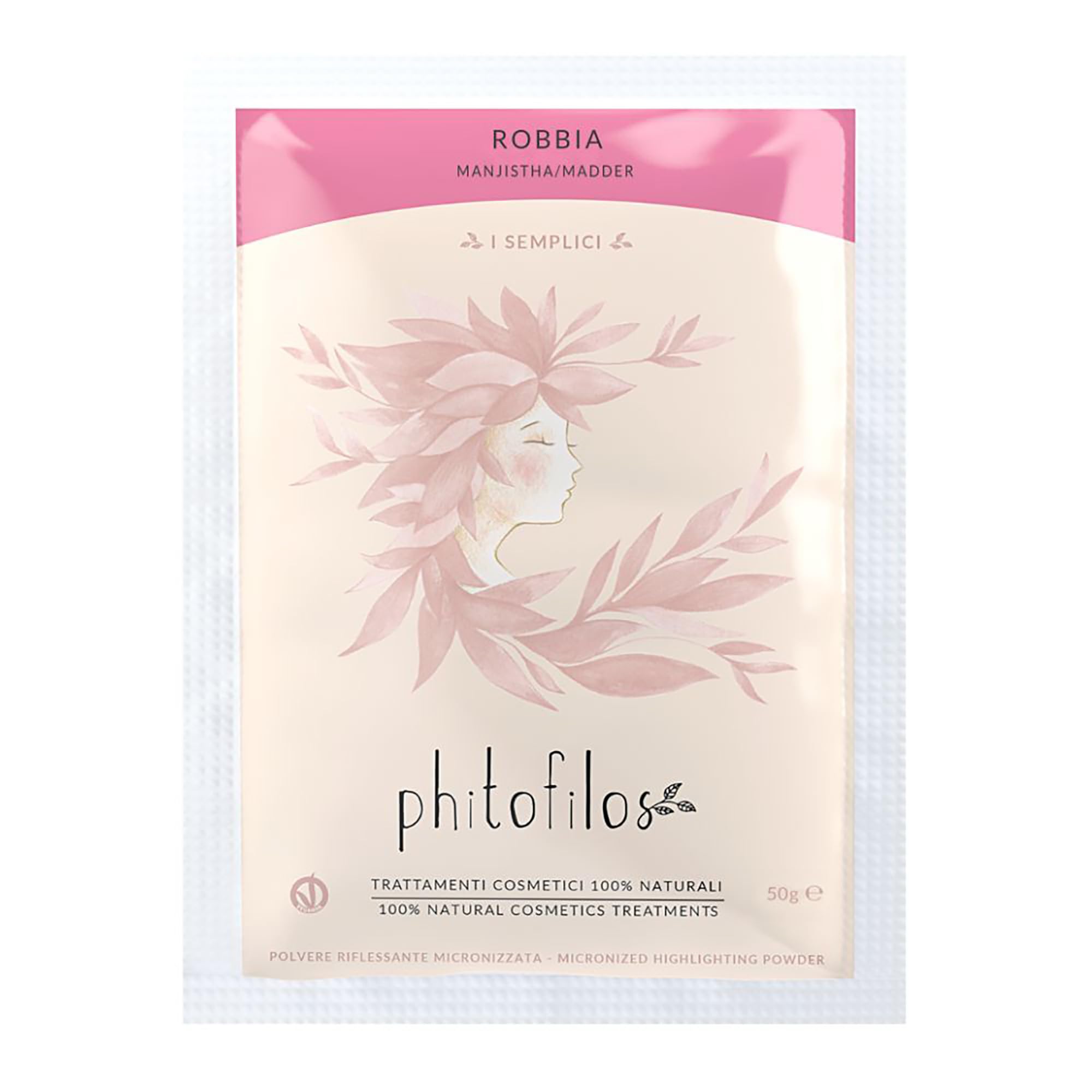 PHITOFILOS - Pure Madder Powder - For apricot to cherry shades - Accentuates cool reds - 100% natural - Vegan