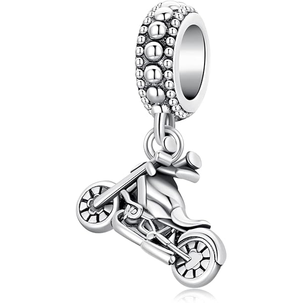 GNOCE Musical Note Charms Set - Sterling Silver 18k Rose Gold Plated Pendant For Bracelet/Necklace - View #5