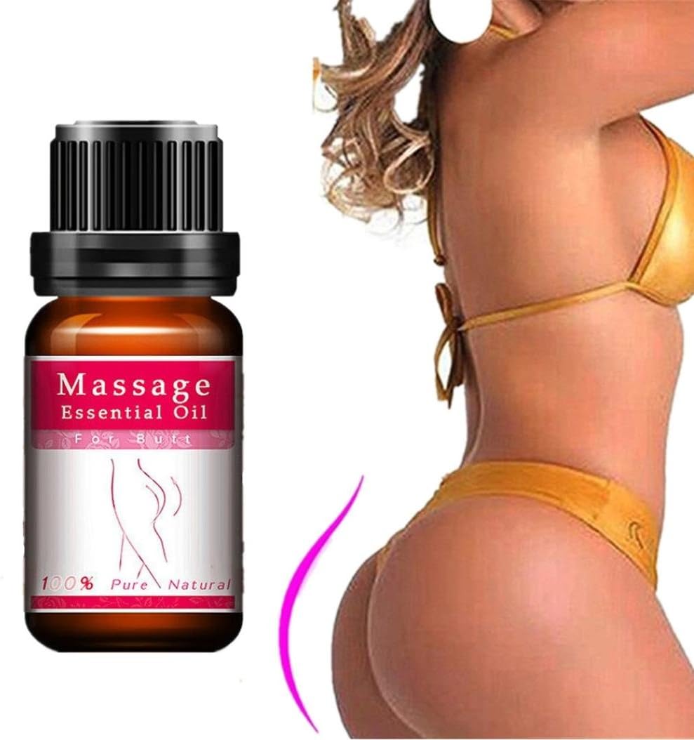 Essential Oils for Women and Men,Diadia Natural Buttock Enhancement Massage Essential Oil Hip Lift Up Butt Firm Skin Enlargement 10ML