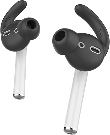 Amazon Ahastyle Airpods用イヤーピース ズレ解消 音質向上 収納ケース付き S L サイズセット 黒 Ahastyle イヤホン ヘッドホンケース