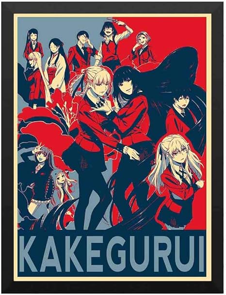 Amazon ハンギングペインティング かけぐるい宣伝キャラクター ポスター 黒フォトフレーム ファッション絵画 壁飾り 家族壁画装飾 サイズ 33x45cm 額縁を送る ウォールステッカー オンライン通販