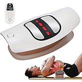 IeBilif Electric Lumbar Traction Device, Back Stretcher for Lower Back, 3 Heating Levels and Vibration Lumbar Traction Massager