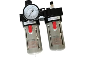 Air Filter Regulator with Filter and Manometer 1/2 '' Pressure Regulator