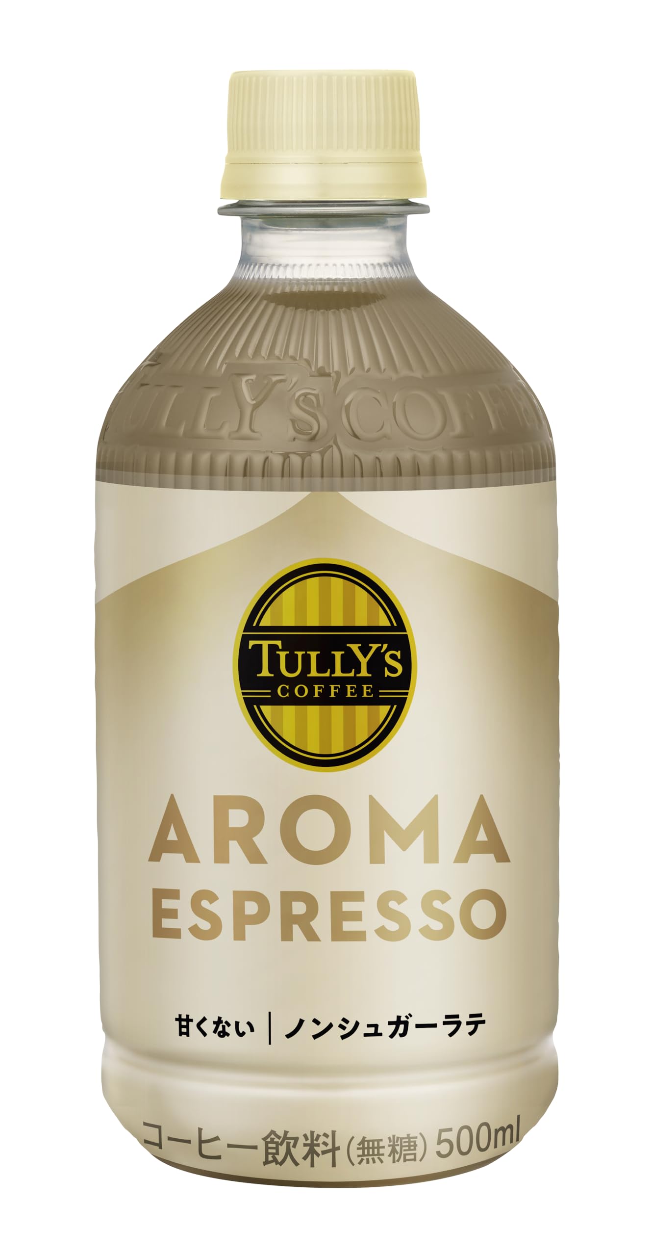 タリーズコーヒー アロマエスプレッソ 甘くない ノンシュガーラテ 無糖 500ml×24本 ペットボトル商品画像