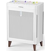 MOOKA Air Purifiers for Home Bedroom Large Room 2800 Ft², Double-Sided HEPA Air Cleaner with Washable Pre-Filter, PM2.5 Air Quality Monitor, Auto Mode, 20dB Air Filter for Pets Hair Odor Dust, HKB320F