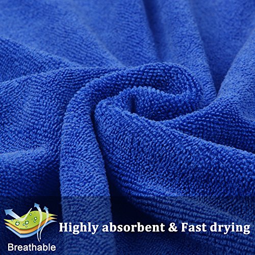 image for Sinland Microfiber Fast Drying Gym Towels Sports Fitness Workout Sweat