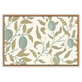 SIGNWIN Framed Canvas Wall Art Floral Pattern Canvas...