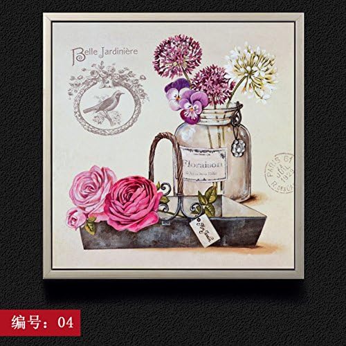 Living Room Decoration Painting European Fresco Restaurants Paintings Sofa Background Wall Painting-D 50x50cm(20x20inch)