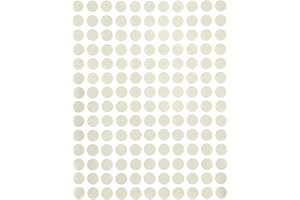 Color Coding Labels 3/8" Round 10 mm - Dot Stickers - 0.375 inch Rounds White Sticker - 2100 Pack