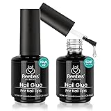 beetles Gel Polish 2 Pcs 15ml Nail Glue Kit for
