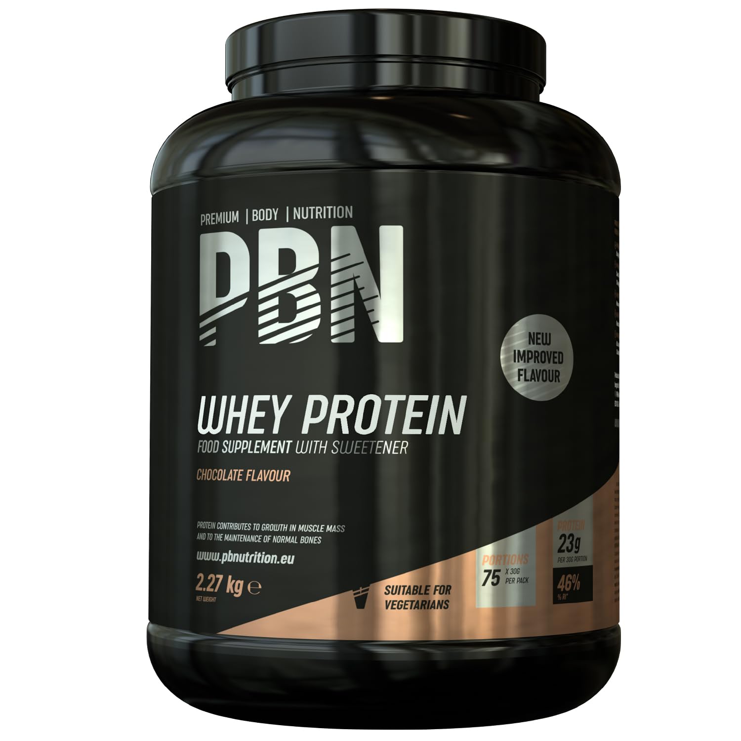 PBN - Premium Body Nutrition Whey Protein Powder 2.27kg Chocolate