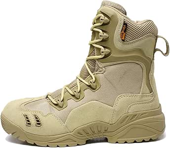 NDHSH Botas tácticas para Hombre Zapatos con Cordones Botas del