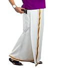 PRAKASAM COTTON -PREMIUM QUALITY(100% COTTON) MEN'S VELCRO POCKET DHOTI