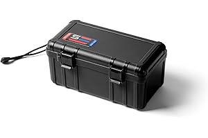 S3 CASE COMPANY S3 Cases T3500 Waterproof Dry Box Protetive Case - Mil Spec/USA Made/IP67 Waterproof/Lockable/Airtight/Smell Proof - for Phones, Wallets, Keys, Knives, Survival, Boating, Camping & Watersports