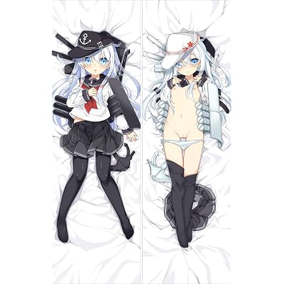 SpoFit Kantai Collection Japanese Destroyer Hibiki 100 x 34cm 2way Tricot Body Pillow Covers Anime Hugging Japanese Pillow Cushion Cover Cosplay