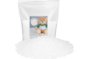 Nitlak 600g/21 oz Stuffing Beads,Bean Bag Filler Beads,Plastic Filler Beads,Craft Stuffing Beads for Weight Stuffed Animal Pillow Bean Bags DIY Crafts